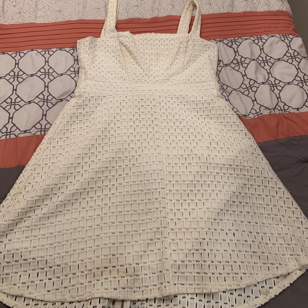White Embroidery Dress